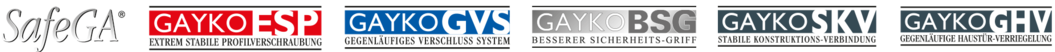 GAYKO Sicherheit Logos