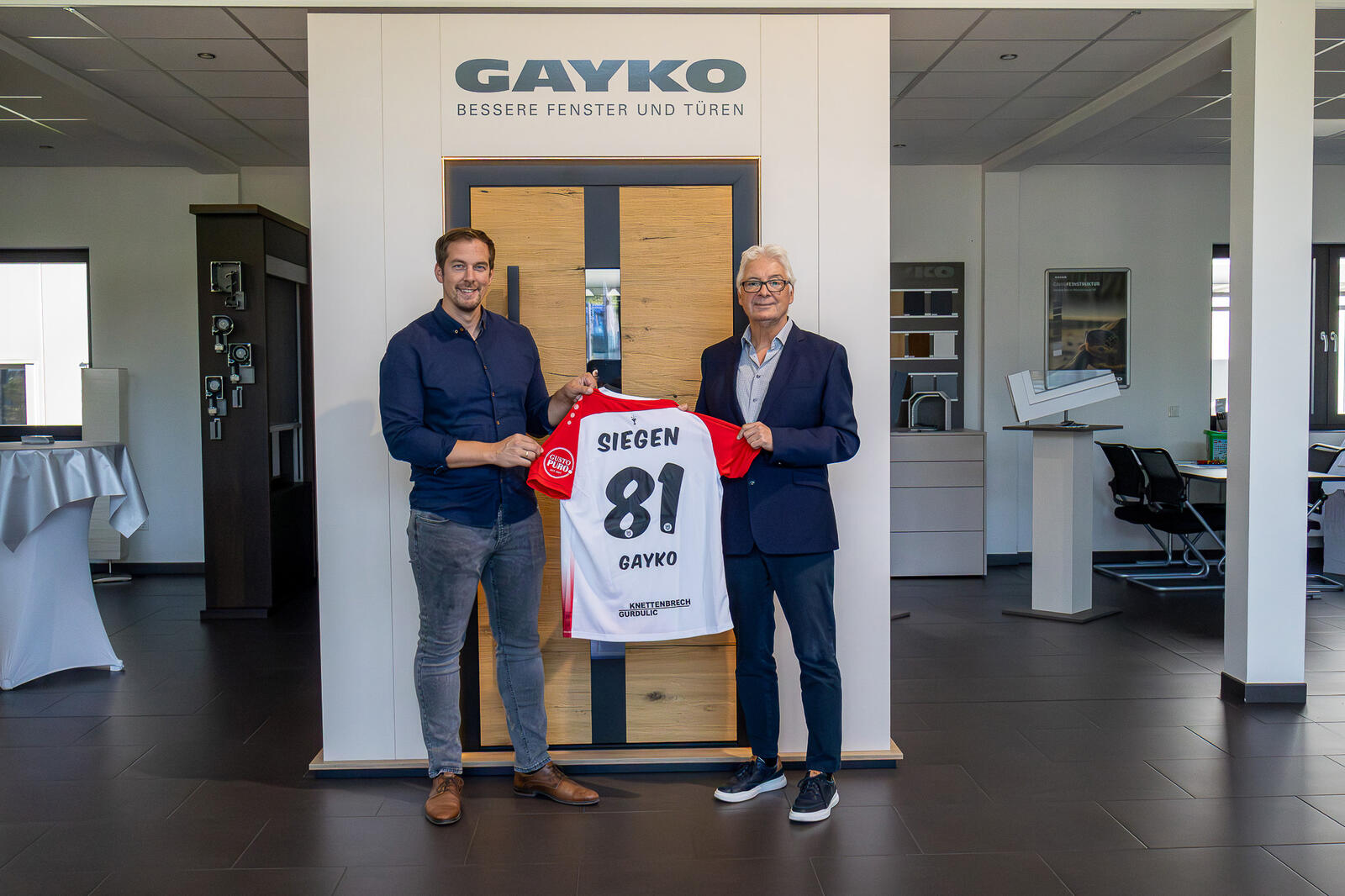 Vertragsverlängerung Sportfreunde Siegen und Gayko im GAYKO Zentrum Wilnsdorf