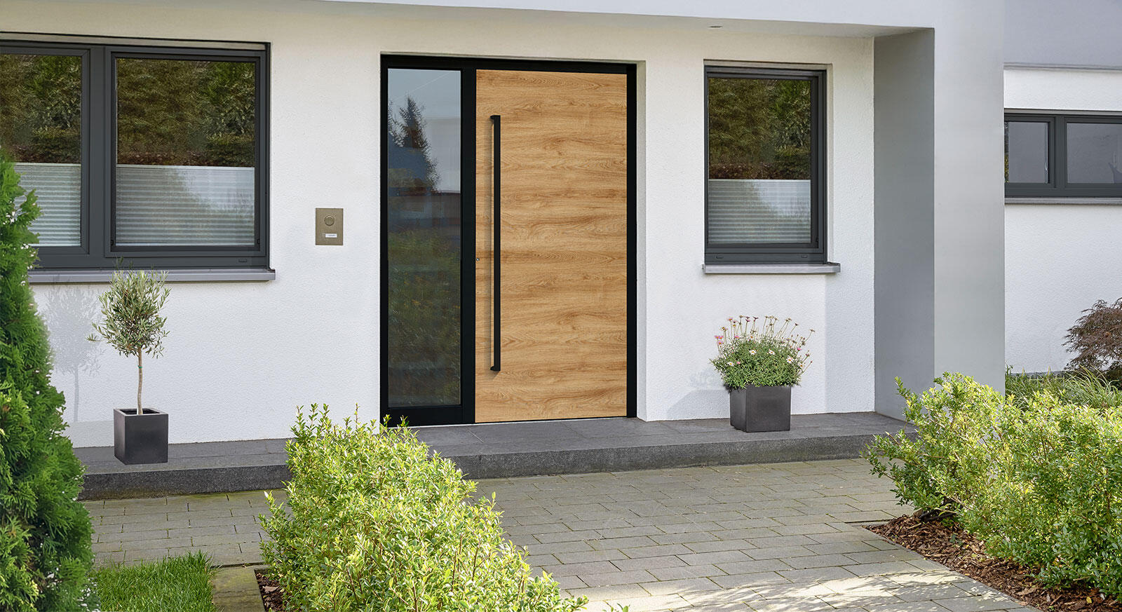 Außenansicht einer Haustür