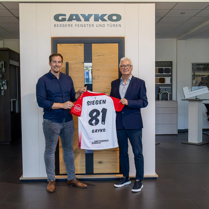 Vertragsverlängerung Sportfreunde Siegen und Gayko im GAYKO Zentrum Wilnsdorf